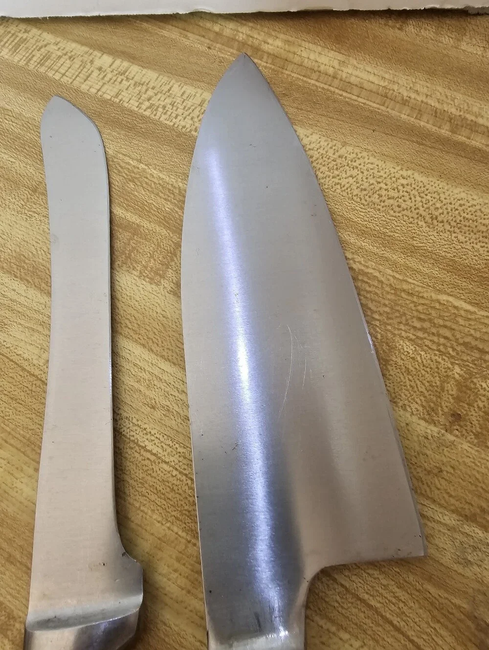 Berghaus Stainless Steel Kitchen Knife Set 3 Piece Santoku Chef Cutlery Lot Used